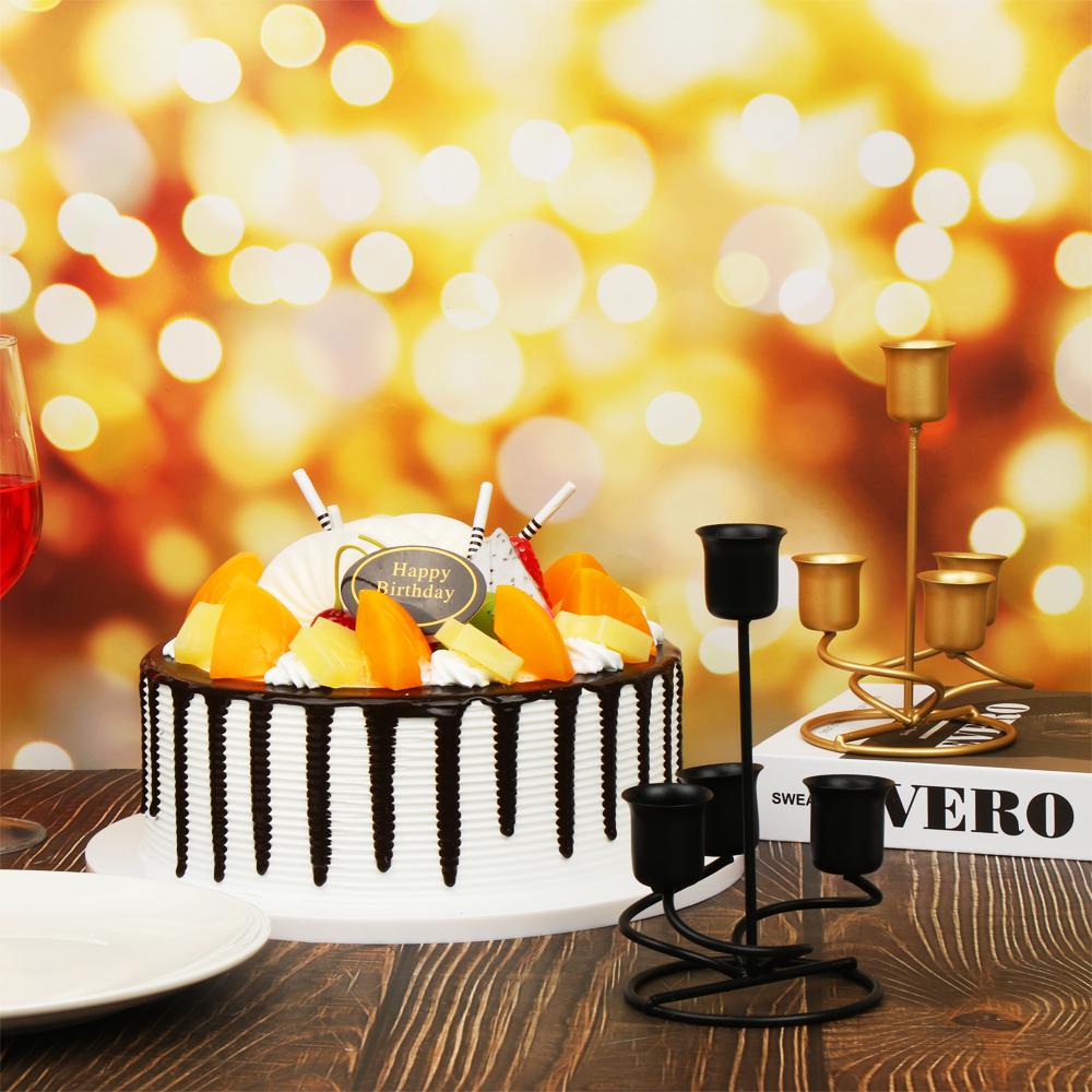 Kerzenständer Stumpenkerzen Schmiedeeisen Kandelaber Moderner Stil Metall Kerzenständer Kerzenhalter