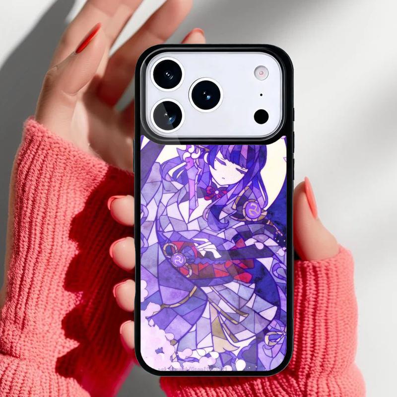 Genshin Impact RAIDENSHOGUN Phone Case for iPhone 17 16 15 14 13 Pro Max Back Cover for 12 11 Pro Coque