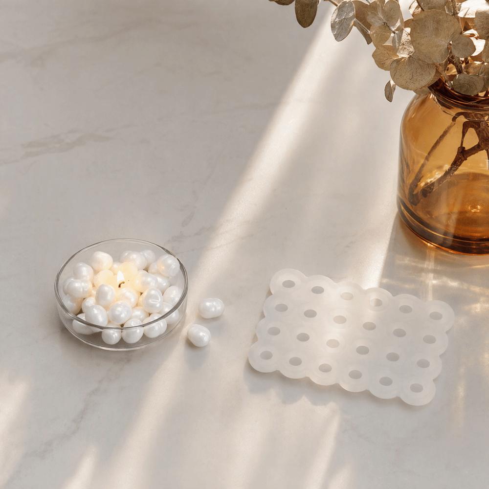 Heat Resistant Wax Melt Mold 24 Cavity DIY Soap Mold Premium Scented Wax Mold  Plaster Casting