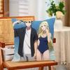 SSummertime RRendering Pillow Case Plush Pillow Cases Home Decoration Pillow Cover for Sofa Bed Chair Living Room