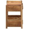 Side Table Brown 43 x 32 x 46 cm Solid Upcycled Wood