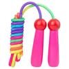 Children Skipping Rope, 240cm Adjustable Skipping Rope for Children with Wood Handle, Skipping Rope for Boys and Girls  Pink