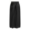 Women's JDY Black Pleated Long Skirt Boa Elastic Waist