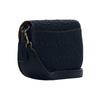 Coach Morgan 20 Classic Buckle Closure Leather Saddle Bag Women Shoulder Bag Midnight-Navy CF318-QBBHP