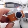 1:12 Dollhouse Mini Vintage Camera with Belt Model DIY Keychain Pendant for Children Adults DIY Handicraft Party Supply
