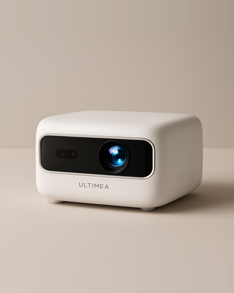 ULTIMEA  Apollo P10 Portable Projector, 300 ANSI, 1080P Decoding, Native 720P, 2.4GHz/5GHz WiFi