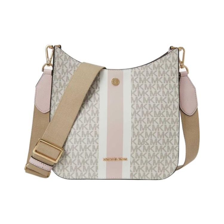

Michael Kors Briley Classic Monogram Print Commuter Style Crossbody Bag Medium Women Crossbody Bag Vanilla Pink 35T1G7BM2B-640 Basic Set (Bag+Dust Bag)