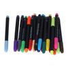 20 Pcs Fabric Markers Smoother Writing Painting Bright Color Marker Pen Set for Adults Students DIY Cloth Shoes Bags