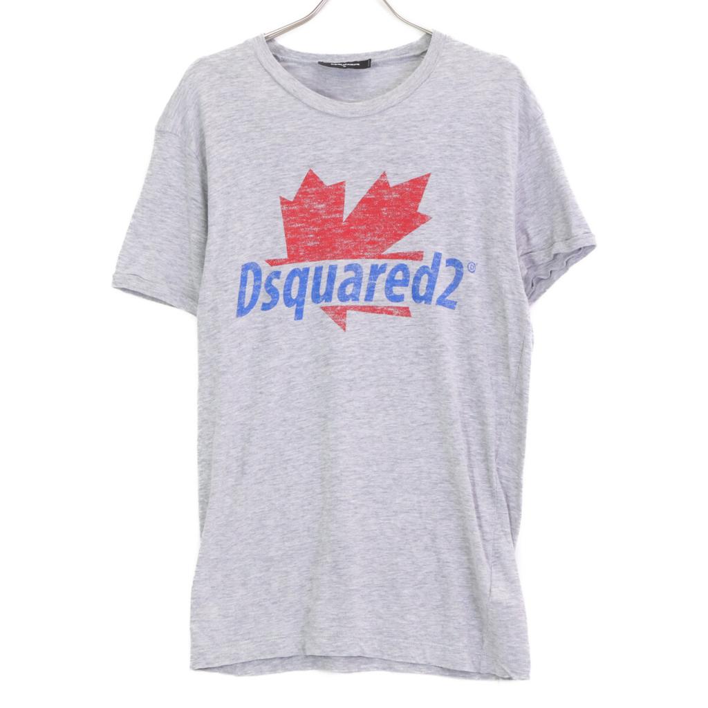 Dsquared2 S74GD0819 Gray LEEF T-shirt Tops M grayUsed
