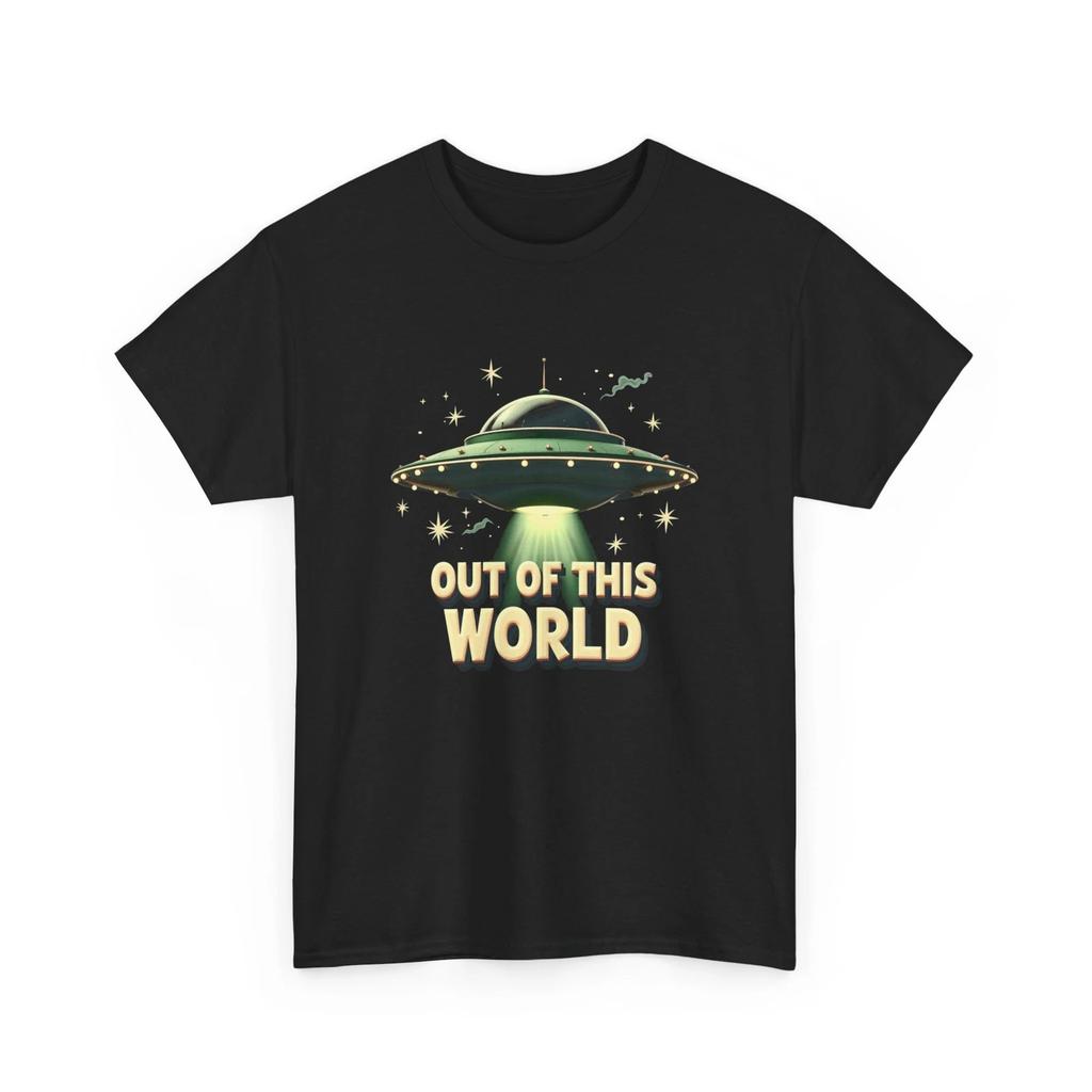 Galaxy Style UFO T-Shirt Tops Tees Unisex | Alien Grafik T-Shirt | Außerirdisches Shirt