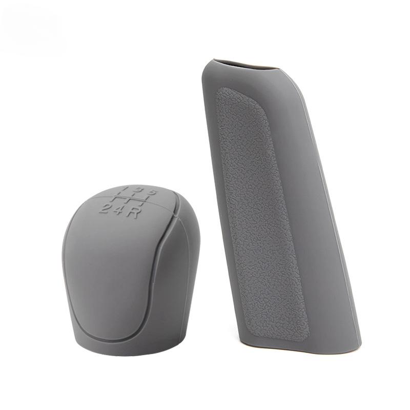 1 set Adatto per Ford Ford Manicotto del Cambio Manicotto del Cambio in Silicone Universale Antiscivolo Copertura del Freno a Mano dell'Auto Copertura della Testa del Pomello del Cambio Manuale