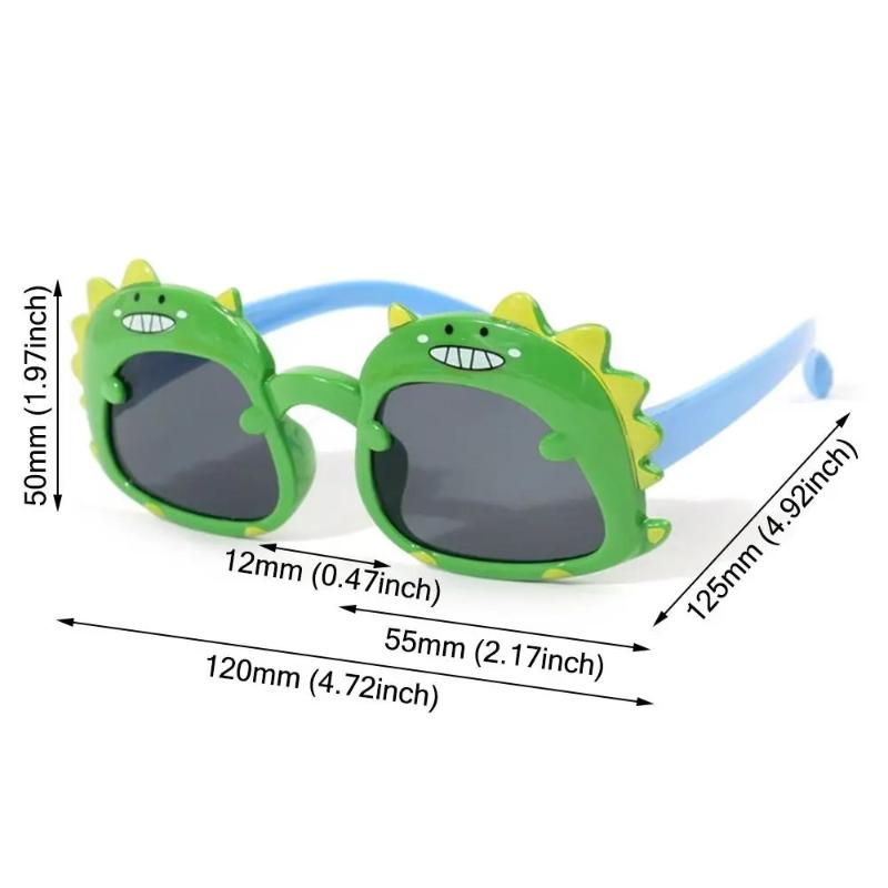 Cool Cute Children'S Sunglasses Novelty Creative Animal Sun Glasses Dinosaur-Shaped Prom Party Eyeglasses For Kids