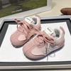 Korean-style children's sports shoes, retro spring-summer soft-soled mesh casual shoes for boys, Velcro breathable shoes for girls