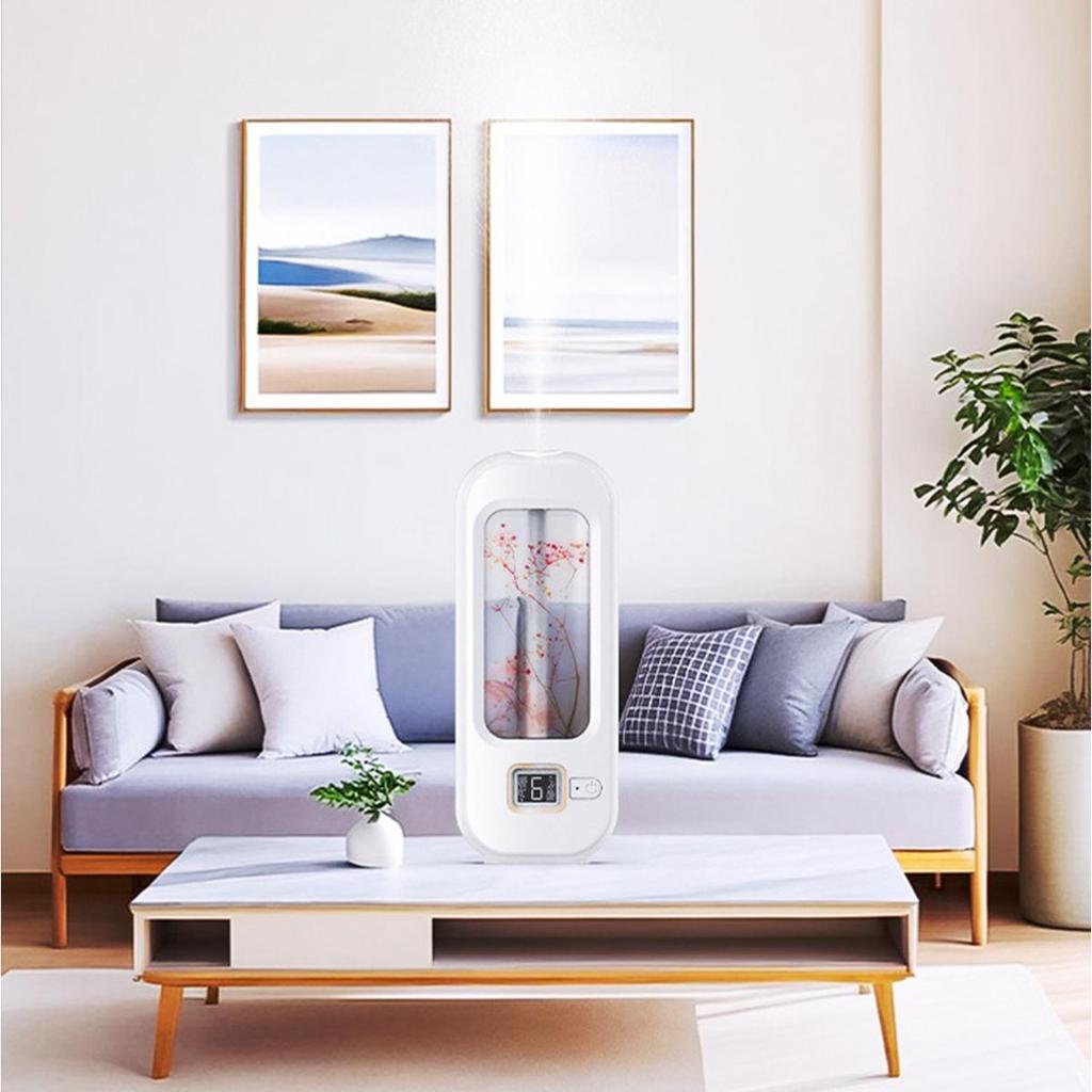 6 Modes Aroma Diffuser H3 Wall Mounted Air Freshener Dispenser Fragrance Essential Oil Air Humidifier Aromatherapy USB Rechargeable For Home Bedroom