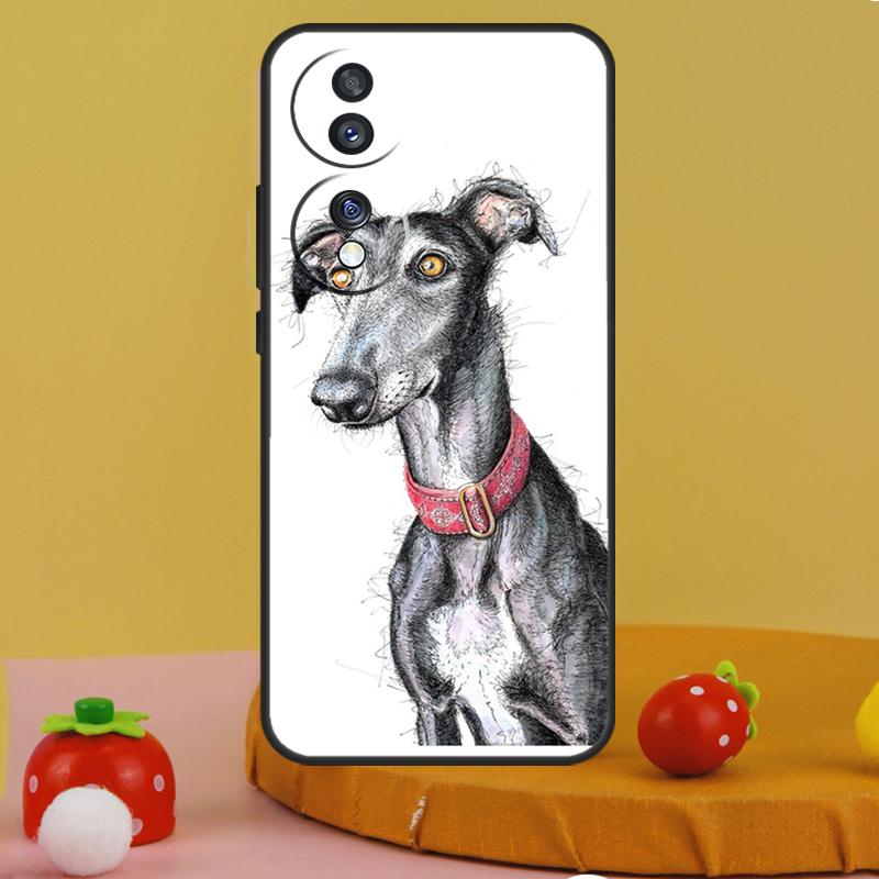 

Galgo Greyhound Dog Case For Honor 200 Magic 5 6 Pro X9c X9a X8a X7a X6a X7 X8 X9 X8b X9b 50 70 90 Lite Cover Honor 200 Lite