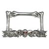 License Plate Skull Head Plastic License Plate Frame Suitable for Motorcycle