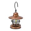 Hanging Lantern Camping Vintage Hook Design One Button Switch 3 COB Battery Powered Garden Hanging