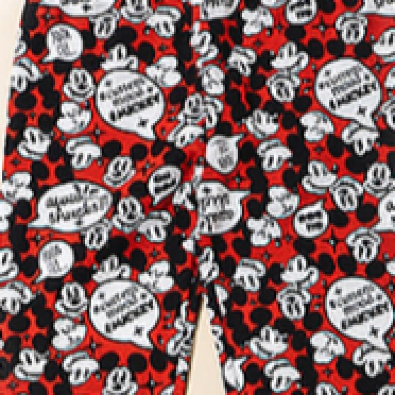 Daiso Disney Mickey Mouse Kids Underwear BottoMs Red M