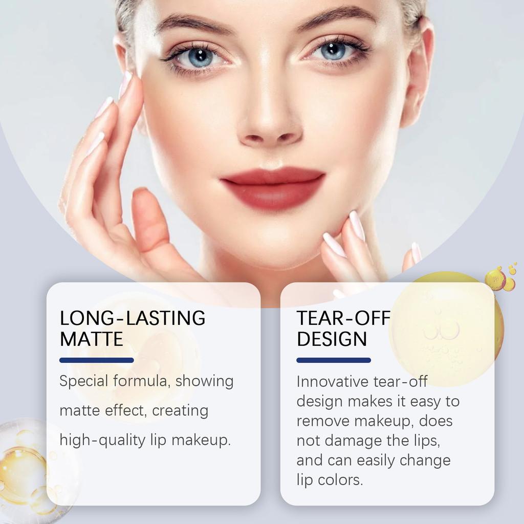 Matte Moisturizing Eelhope Liquid Lip Paint Peel Off Soft Gentle Color Hydrating Portable Beauty