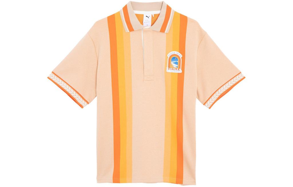 PUMA APRES COURT SHORT SLEEVE Polo Shirt Unisex Pine Sand 628233-32