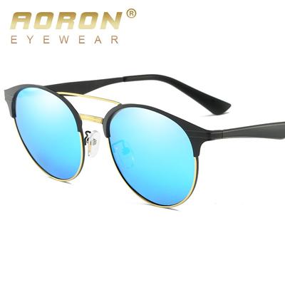 Colorful Round Frame Men Women Fashion Polarized Sunglasses Classic Anti Glare Outdoor Driving Glasses UV400 Eyewear