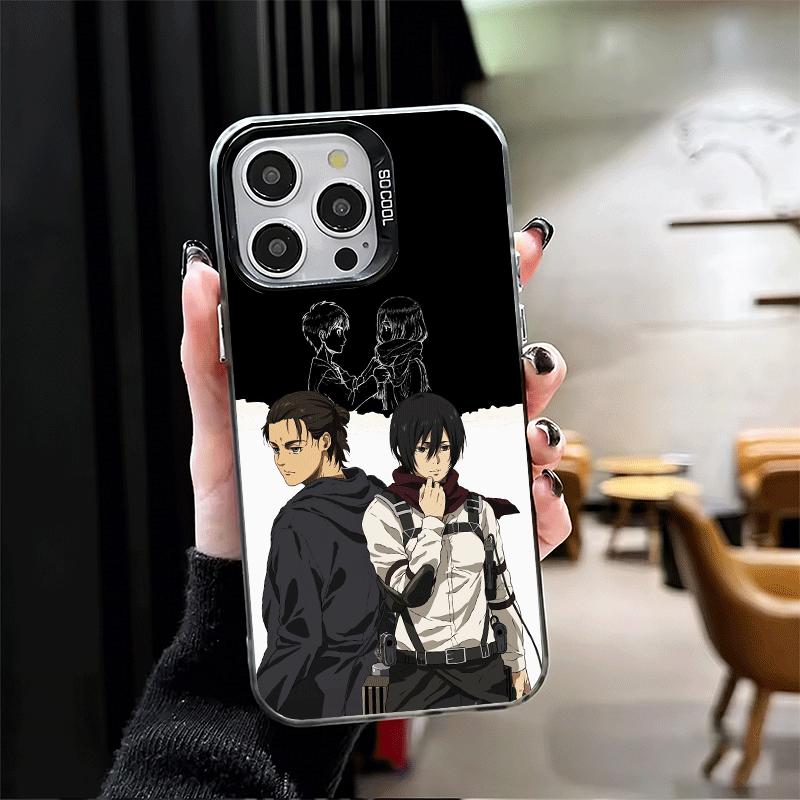 A-Attack On T-Titan Mikasa Soft Phone Case for iPhone 15 16 17 Pro Max 17Air 16E 14 Plus 13 12 Mini Shockproof Cover Back Shell
