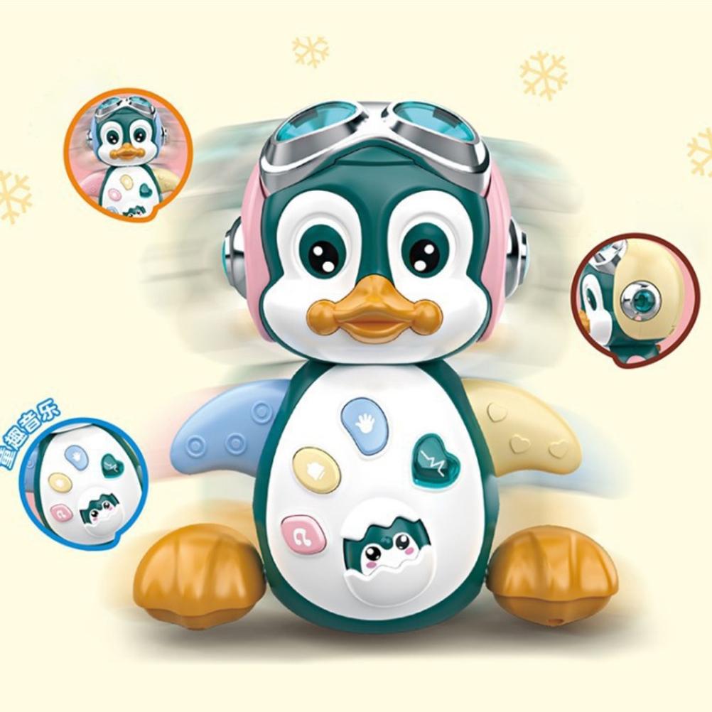 Musical Dancing Penguin Toy with Music and Lights Baby Early Education Toys for Girl and Boy