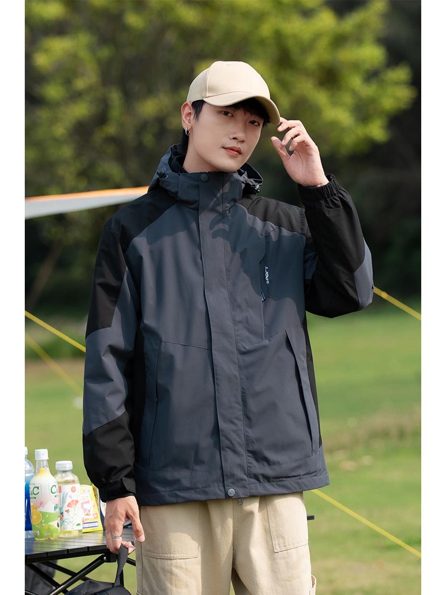 

Men s & Women s Waterproof 3-in-1 Windproof Breathable Jacket for Outdoor Adventures XL