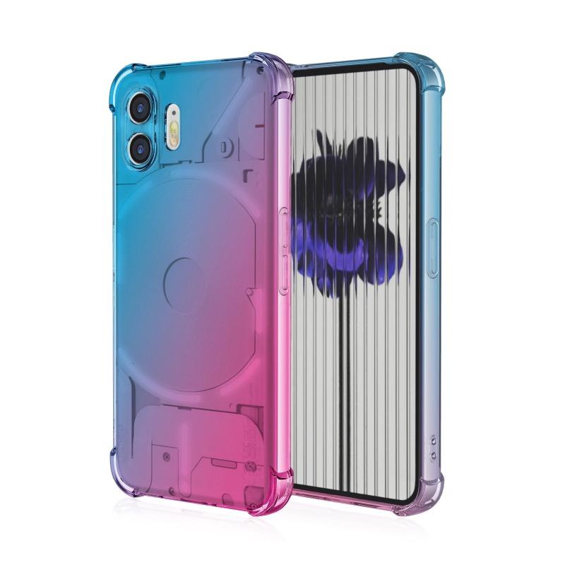 

Ударопрочный градиентный силиконовый чехол для телефона Nothing Phone 3A 3Apro 2A Plus Прозрачный силиконовый чехол для Nothing Phone 3A Pro for Nothing Phone 2