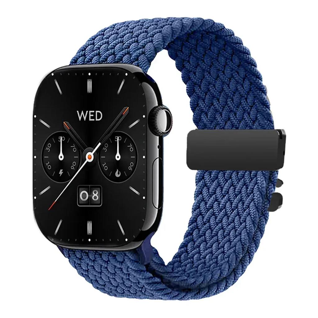 Braided Solo Loop Strap For Apple Watch band 44mm 45mm 46mm 40mm 41mm 42mm 49mm Bracelet iWatch Series Ultra 2 10 9 SE 8 7 6 5 4