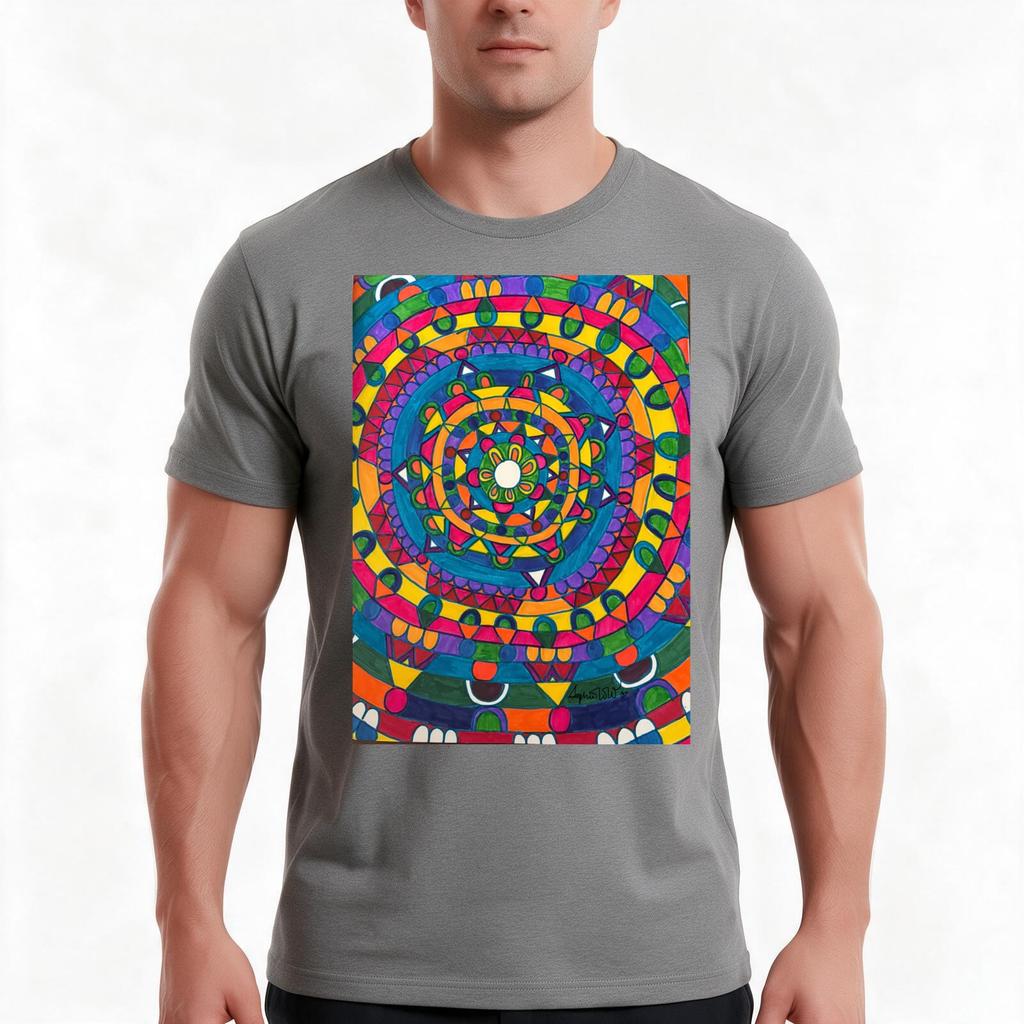Mystical Wonder Tshirt Summer Casual Cotton Tee Oversized Streetwear Tops Vintage Graphic Print Loose Fit Short Sleeve
