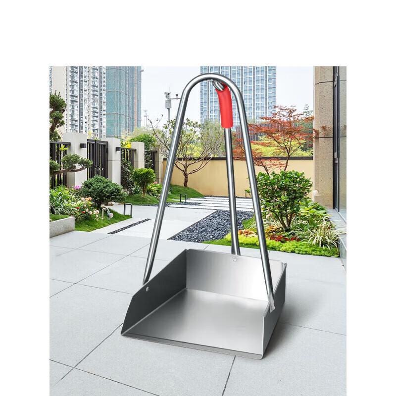 JINGRUIXIANG Extra Large Stainless Steel Household Dustpan