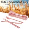 20pcs Plastic Cutlery Set for School Lunch / Camping and Picnics / Daily with Cutlery Box, Reusable Travel Flatware Set