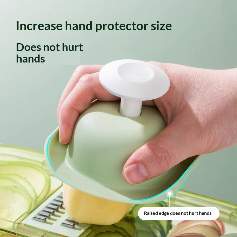 Vegetable Cutter Multi-function Chopper Slicing Shredding Dicing Fast Chopper Set for Potato Carrot Cucumber Home Kitchen