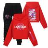 Children's Hooded Top And Pants Two-piece Tracksuit Set Long-sleeved Printed Clothing Set