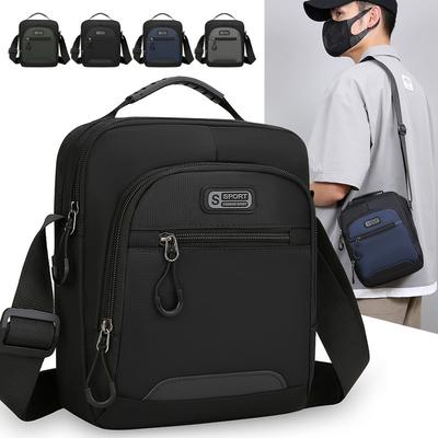 Men's Shoulder Bag Casual Men's Bag Waterproof Outdoor Multi-Functional Crossbody Bag