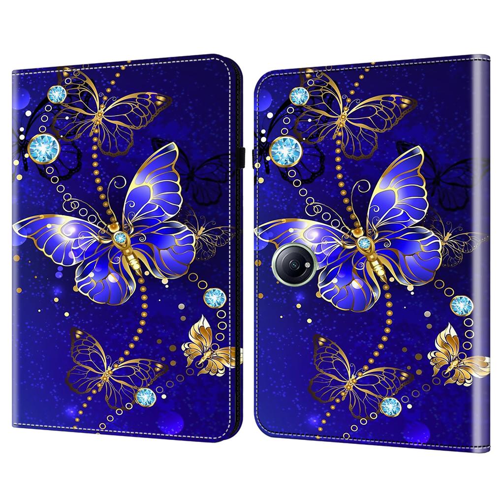 For OnePlus Pad 2/Pad Pro Case Pattern Printed Leather Tablet Cover with Card Slot