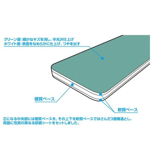 Wave Hobby Tool Series File Stick Finish Green, #2000 Equivalent, Pack of 2, Plastic Model Tool, HT-603