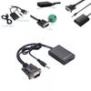 Vga To Hdmi Converter Cable Copper Core For Hdtv Monitor Pc Gaming Home Theater Setup