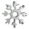 1 Snowflake Multifunctional Tool Stainless Steel Bottle Opener Screwdriver Wrench Essential Christmas Camping Artifact 4