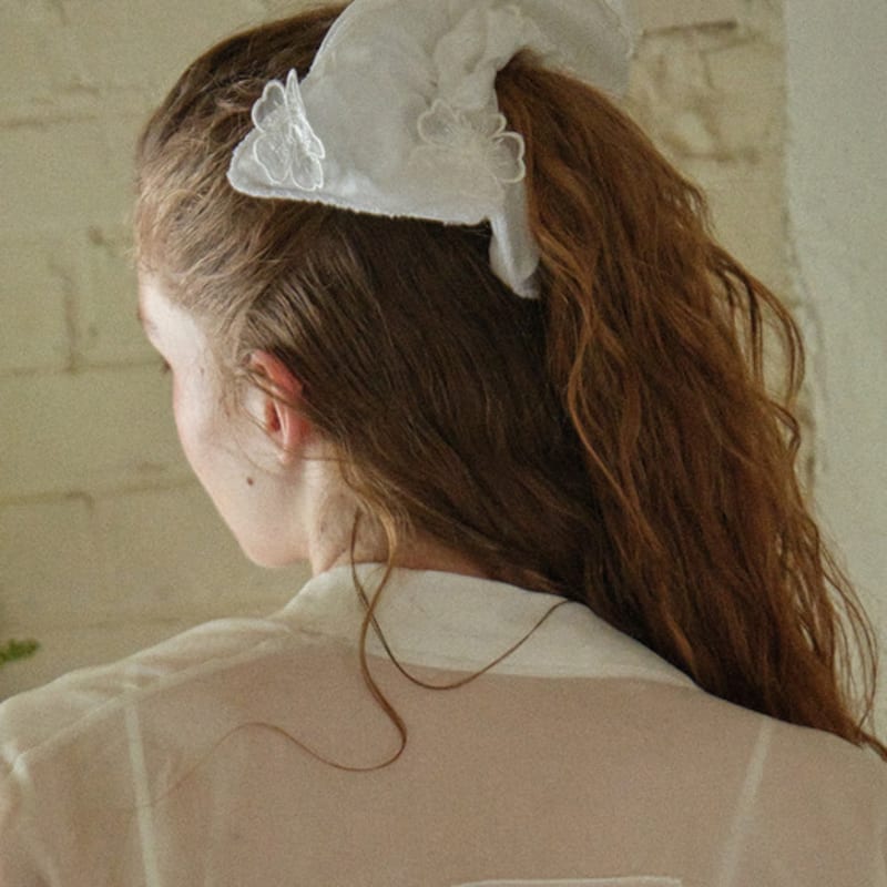 THETIS CHERRY BLOSSOM SHEER SCRUNCH_TT5S711IV