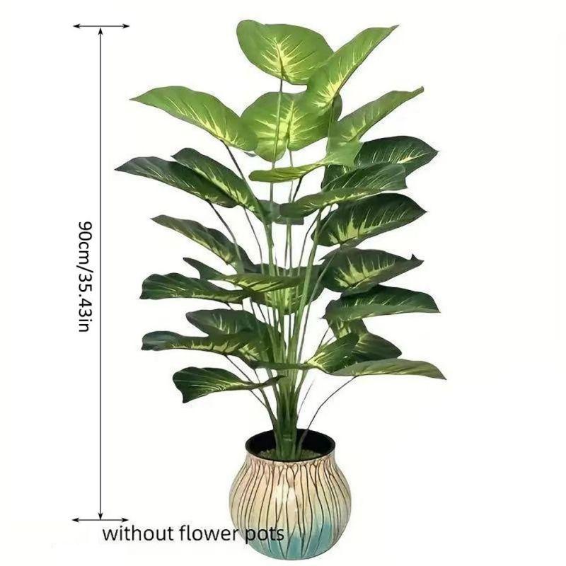 Artificial Green Plants Shrubs Stems Home Garden Indoor Outdoor Decor