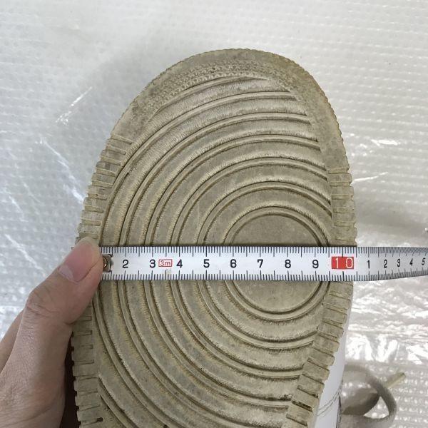 Nike Air Force 1 Low Leather Sneakers Size 28.5 10.5 White