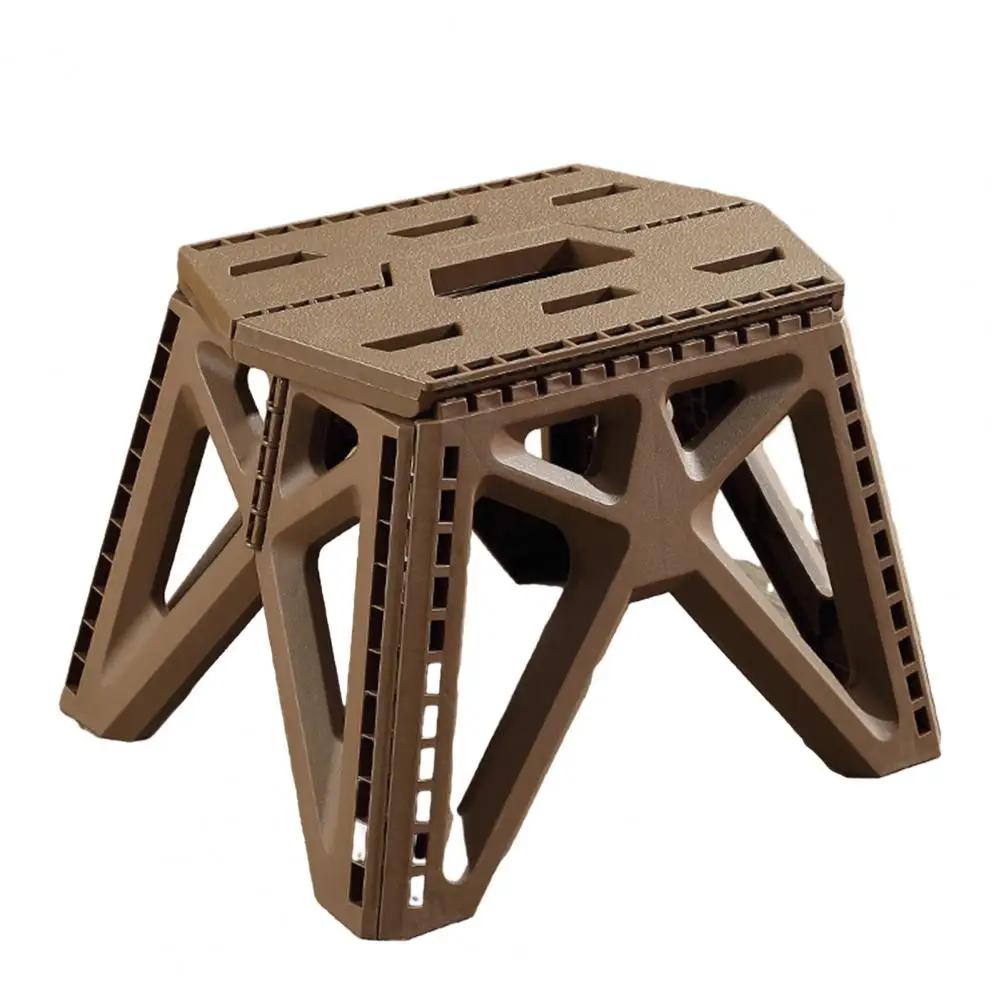 Folding Stool Portable Household Plastic Small Stool Outdoor Fishing Camping Matzah Stool Stall Children Small Bench