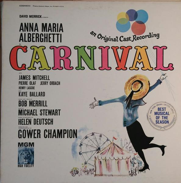 

Виниловая пластинка CARNIVAL ORIGINAL BROADWAY CAST Карнавал E39460C MGM Records 1961 США Саундтреки Мюзиклы Б/у