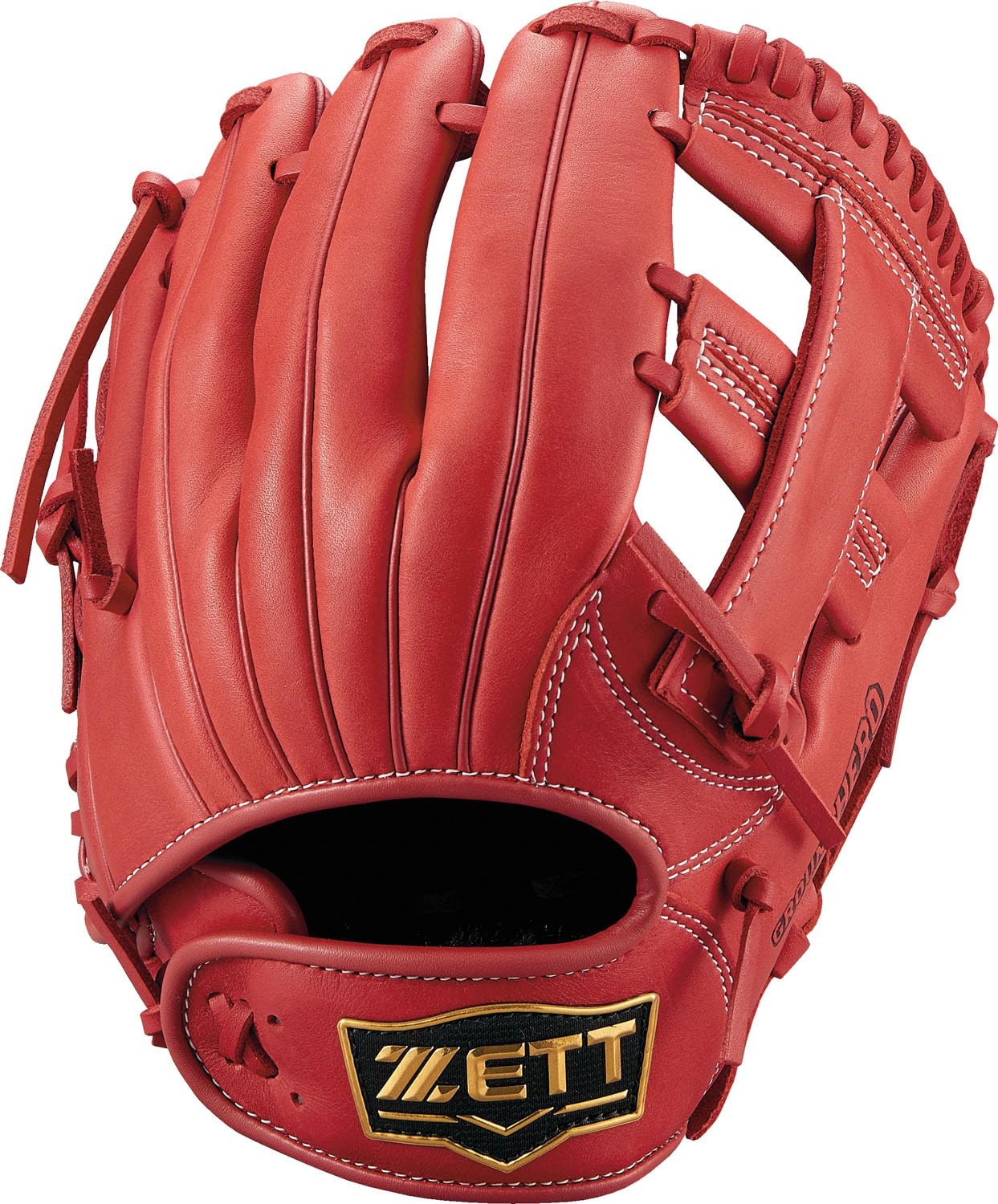 

ZETT Youth Baseball Softball Ground Hero Red BJGB76420 Glove, All-Around, Left-Handed Throw, (6400),