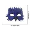 Colorful Feather Half Face Mask Realistic Costume Party Mask  Christmas Party
