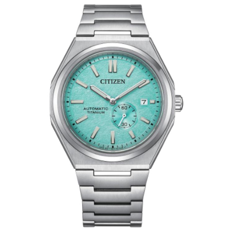 Citizen Mechanical Wrist Watch Collection 100m Water Resistant Automatic Mechanical Movement Titanium Strap NJ0180-80M