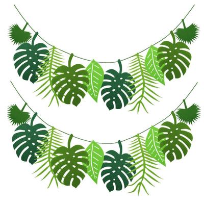 Fashion Festival Party Turtle Leaf Decoration Party Wildlife Park Jungle Tropical Theme Decoration Party Decoration Flower