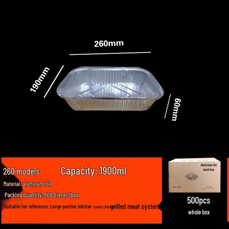 ZLIII Disposable Aluminum Foil Food Containers